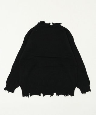 WEGO バタフライダメージニット ブラック