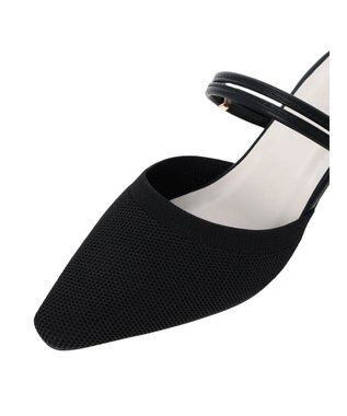 Green Parks ＲＵＰＩＳ．　ニットヒールミュール Black