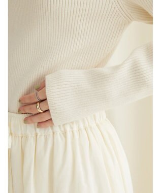 CRAFT STANDARD BOUTIQUE リブタートルネックニットプルオーバー Ivory