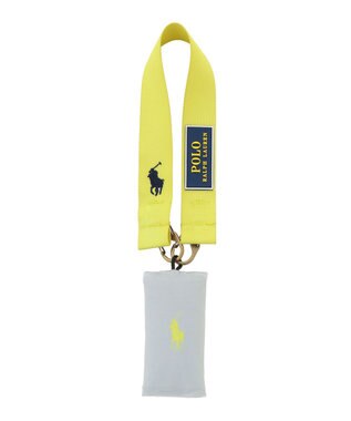 MOONBAT POLO RALPH LAUREN(ポロ ラルフローレン)ポロポニー ポケッタブル レインバッグ Mサイズ 無地 ストラップベルト付き ライトグレー