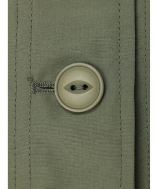 Green Parks ・ＥＬＥＮＣＡＲＥ　ＤＵＥスタンドカラーミリタリーベスト Khaki