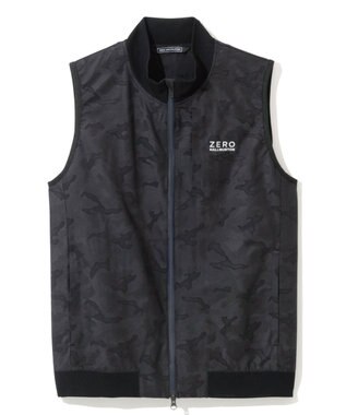 ZERO HALLIBURTON クールドッツ カモフラージュ ベスト ZHG-A4S10B 82823 ゴルフウェア ブラック