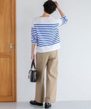 23区 L 【Oggi9月号掲載/洗える】ストレッチギャバ チノ パンツ ベージュ系