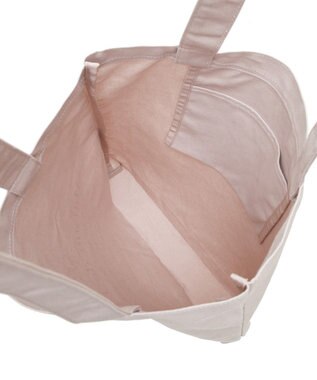 Maison de FLEUR EC限定ブランドロゴプリントキャンバストート Beige