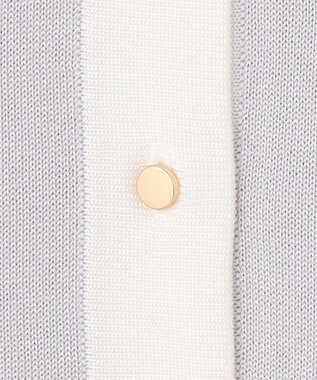 自由区 【XSサイズ～/洗える/セット可】シャインハイゲージ カーディガン ライトグレー系