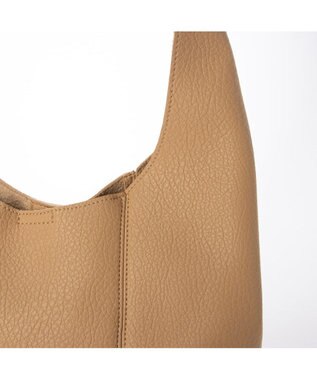 UNBILLION カシュカシュ cachechche / セミPUホーボーバッグＳ ベージュ