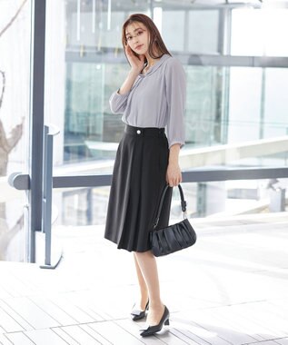 Tiaclasse 【安田美沙子さん着用・2WAY】ギャザーワンハンドルバッグ ブラック