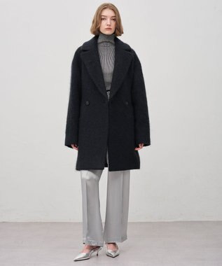 uncrave モヘアシャギー ジャコット ダークネイビー