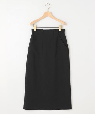 組曲 【WEB限定】オシャクロスタイト スカート ブラック系