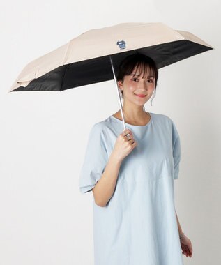 MOONBAT 【WEB限定】POLO RALPH LAUREN(ポロ ラルフローレン) 晴雨兼用日傘 折りたたみ傘 コンパクト ポロベア 一級遮光 遮熱 UV ベージュ