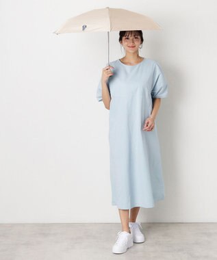 MOONBAT 【WEB限定】POLO RALPH LAUREN(ポロ ラルフローレン) 晴雨兼用日傘 折りたたみ傘 コンパクト ポロベア 一級遮光 遮熱 UV ベージュ