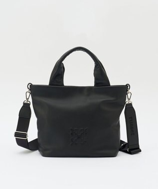 russet 《Souffle TOTE》レザー2WAYトートバッグ（SF-288） Black