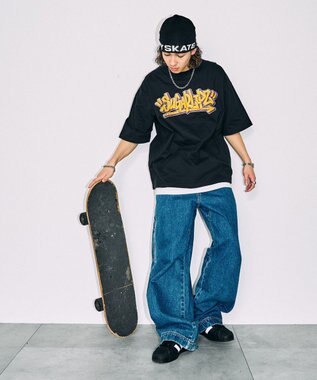 WEGO プランプロゴグラフィックBIGT（S） ブラック