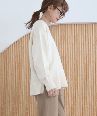 AMERICAN HOLIC Ｖネックニットプルオーバー Ivory