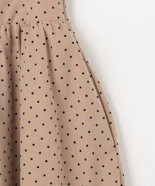 組曲 S 【WEB限定】ドットフロッキー ワンピース ベージュ系5