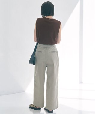 UNFILO 【セットアップ着用可】UNFILO DENIM light マリンパンツ ベージュ