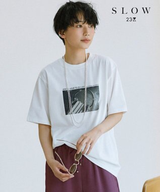 【SLOW】TO DO フォト Tシャツ, ブラック系(ヘッドフォン), 38