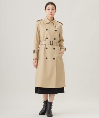 J.PRESS LADIES L 【洗える】シルセームスエード スカート ブラック系