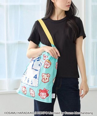 ROOTOTE 6379【スカーフのようなトート】OSAMU GOODS(R)×ROOTOTE タブロー50.オサム-A 03：ミント