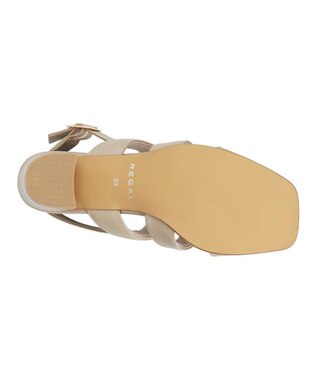 REGAL FOOT COMMUNITY 【リーガルレディース】F76Q スクエア　グルカサンダル サンダル オーク