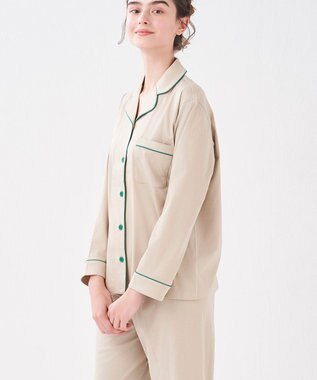 une nana cool 【綿100％】シルケットスムースパジャマ　MADE WITH LIBERTY FABRIC BE