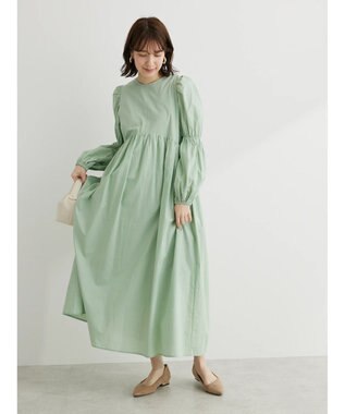 Green Parks ・Ｐｅｔｉｔ　Ｆｌｅｕｒウ゛ィラーゴスリーブワンピース Mint Green