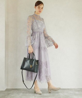 style code 【MERCURYDUO/マーキュリーデュオ】両アオリポケットサイド配色大開き開口 超軽量ハンドバッグ キーチャーム付 ブラック