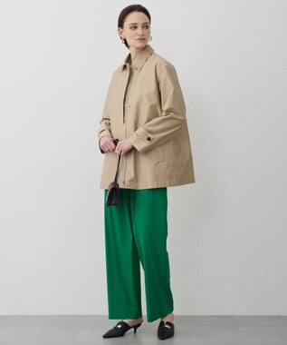 ICB L 【配色襟取り外し可能】ライトモールスキン キルトライナー付きバーンジャケット チノ