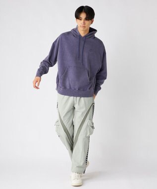 OP／FILA 【Kappa】オーバーサイズ ヘビーウェイトプルパーカー ブルー