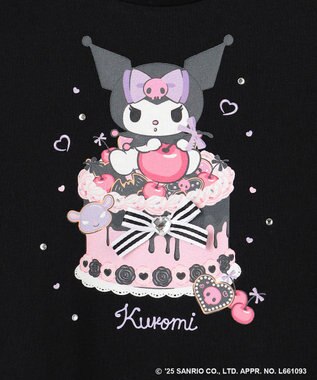 ANY KIDS 【any FAM ×サンリオキャラクターズ】パフスリーブ Tシャツ クロミ×ブラック