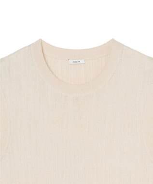 JOSEPH クリンクルリブ　ベスト Marble