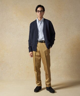 J.PRESS MEN 【120th anniversary】British Pure Wool Regimental Cardigan ネイビー系
