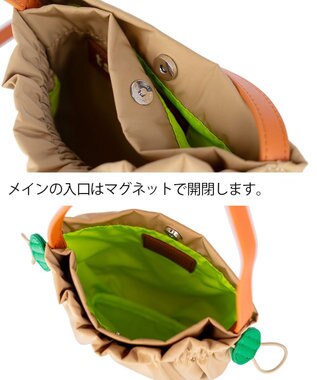 tsumori chisato CARRY ギャザー ショルダーバッグ ミニバッグ ポシェット イエロー