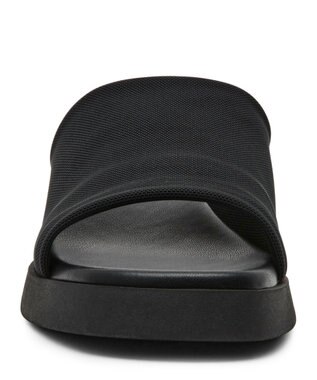 STEVE MADDEN SLIDESTERボリュームソールワンバンドサンダル ブラック