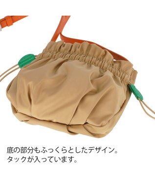 tsumori chisato CARRY ギャザー ショルダーバッグ ミニバッグ ポシェット イエロー