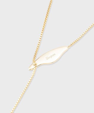 GRACE CONTINENTAL ウェーブメタルラリエットネックレス ゴールド