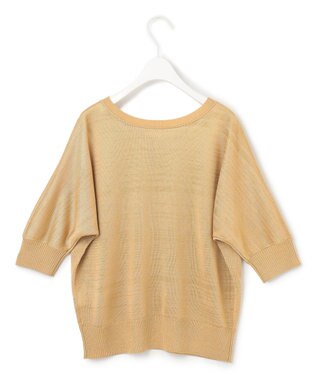 ICB L 【洗える】レーヨンブレンド ドルマンスリーブニット クレイベージュ系