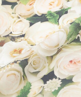 自由区 【カトリエムブーケ】La boroderie de Laurent ブーケモチーフシルクスカーフ ブーケ柄