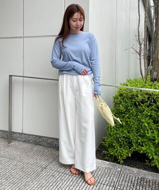 UNFILO シアーテレコＴシャツ ブルー