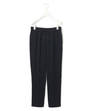 ICB 【洗える】 ライトダブルクロス ドロストパンツ ネイビー系