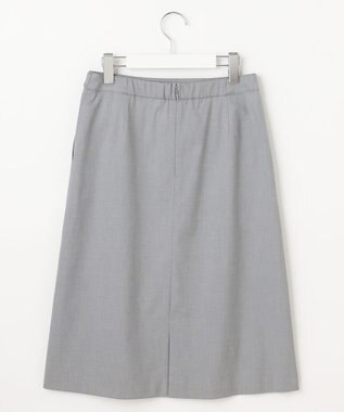 J.PRESS LADIES 【セットアップ対応・洗える・撥水】コットンFITTY スカート グレー系