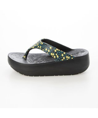 ing <ing>【3E】リカバリートングサンダル ブラックミックス