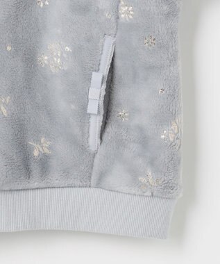 組曲 KIDS 【110-140㎝】スノーフラワー ブルゾン ライトグレー