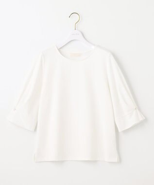 ANY SIS S 【接触冷感・UVカット】サカリバクルーネック プルオーバー オフホワイト