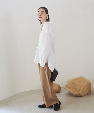 WEGO 【ANGIE VINTAGE】スキッパーシャツ ホワイト