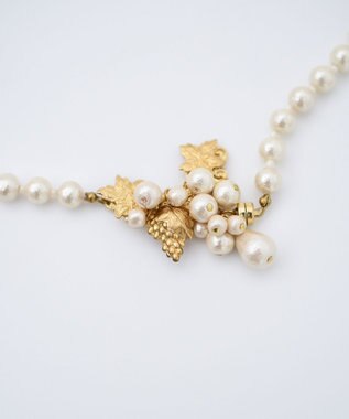 monshiro 【コットンパール】ヤマブドウショート ネックレス アンティークゴールド