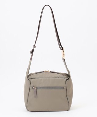 LA BAGAGERIE メタルバックル　ボックスショルダー　SSサイズ グレージュ