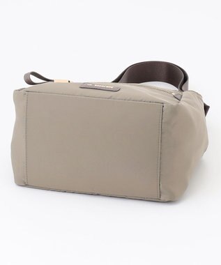 LA BAGAGERIE メタルバックル　ボックスショルダー　SSサイズ グレージュ