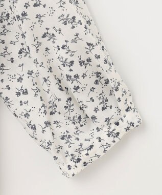 J.PRESS LADIES L 【洗える】 スパンローンフラワー ボリュームスリーブ ブラウス ホワイト系5