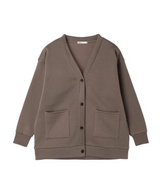 CRAFT STANDARD BOUTIQUE ニットフリースＶネックカーディガン Brown